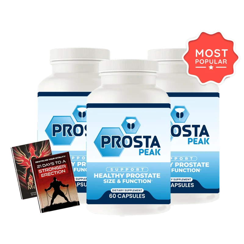ProstaPeak Men's Wellness Health — 3 Bottle / 90 Day Pack