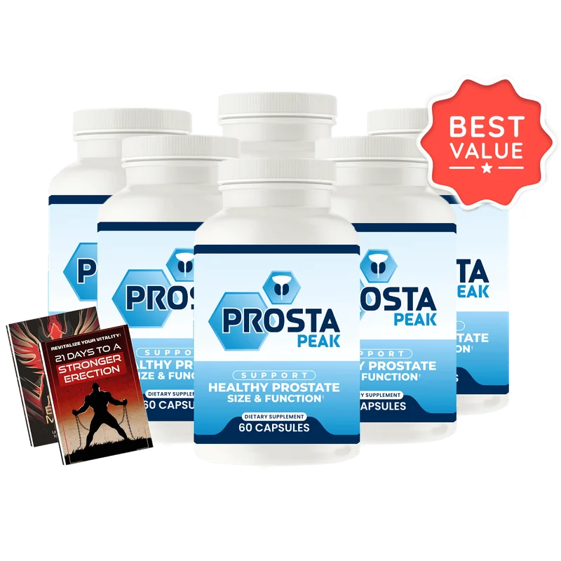 ProstaPeak Men's Wellness Health — 6 Bottle / 180 Day Pack